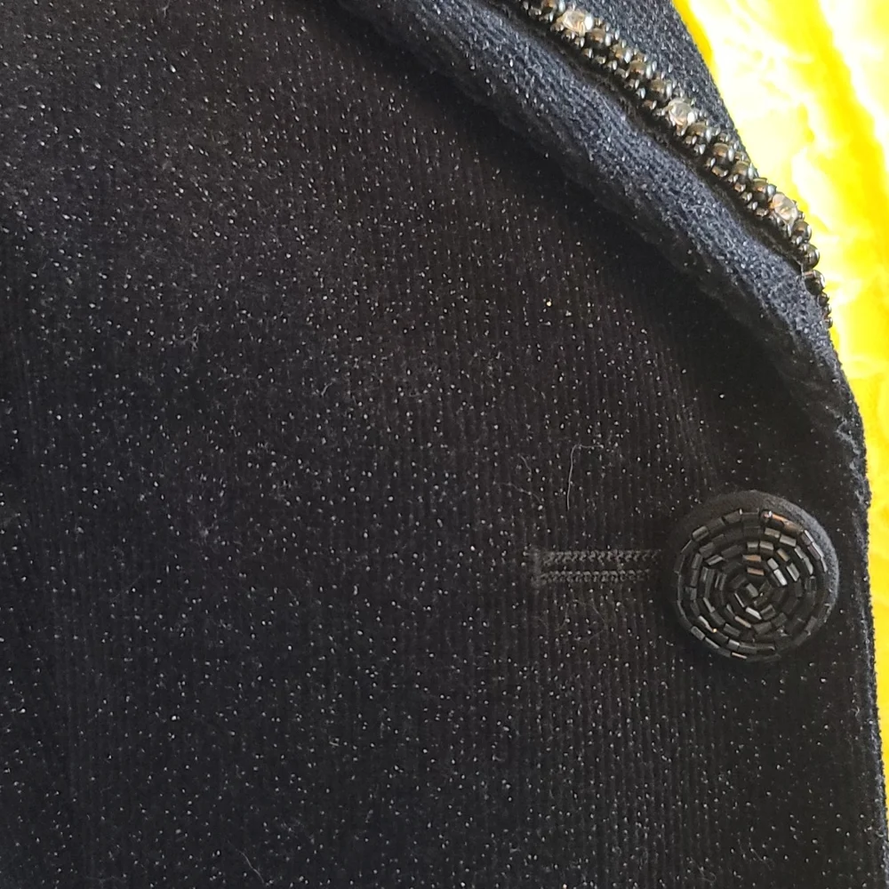 Bisou Bisou Black Sparkly Jacket - Picture 4 of 16
